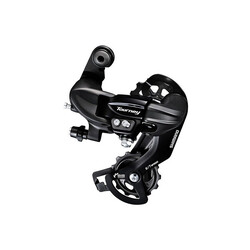 Shimano Dérailleur Arrière, Tourney RD-TY300,  6/7sp., SGS, Black, avec adaptateur
