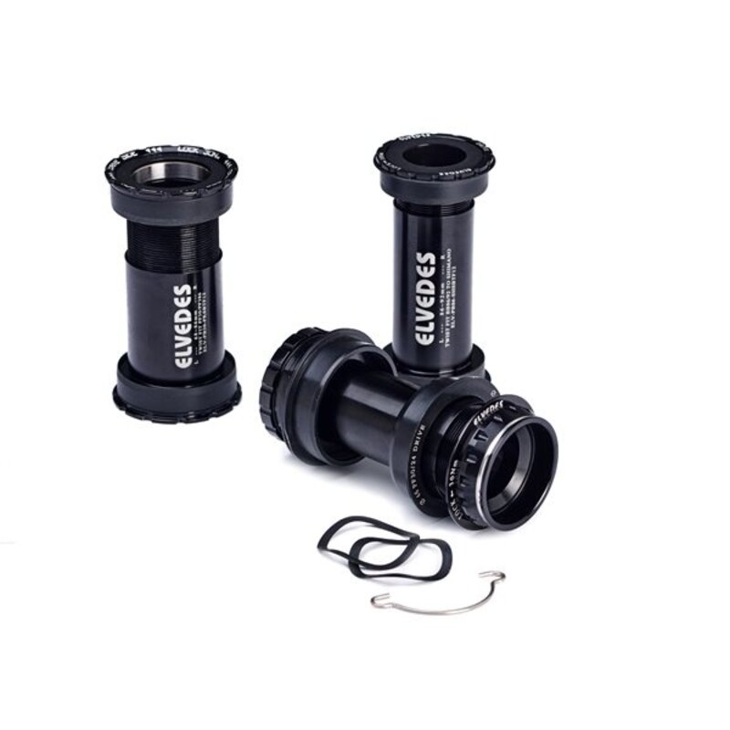 Elvedes Jeu de pédalier BB30-42mm / PF30-46mm pour pédalier Praxis Road / MTB 68-73mm / 28-30mm