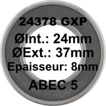 SGM Roulement scellé, Sram GXP 24x37x8