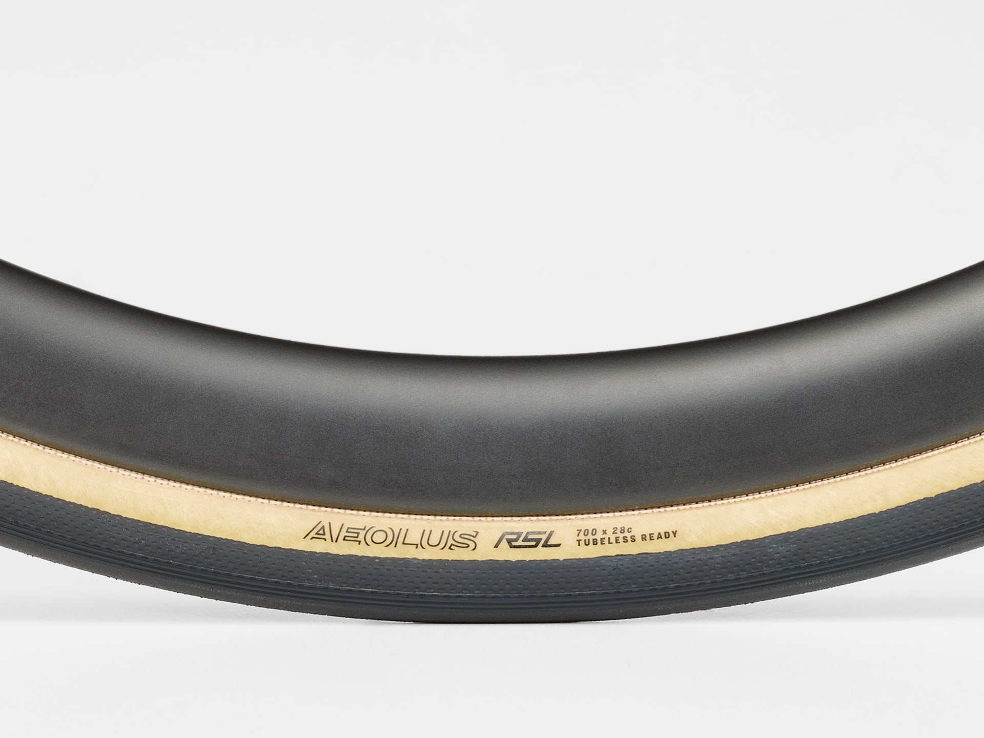 Trek Pneu route Bontrager Aeolus RSL TLR 700x32  flan beige