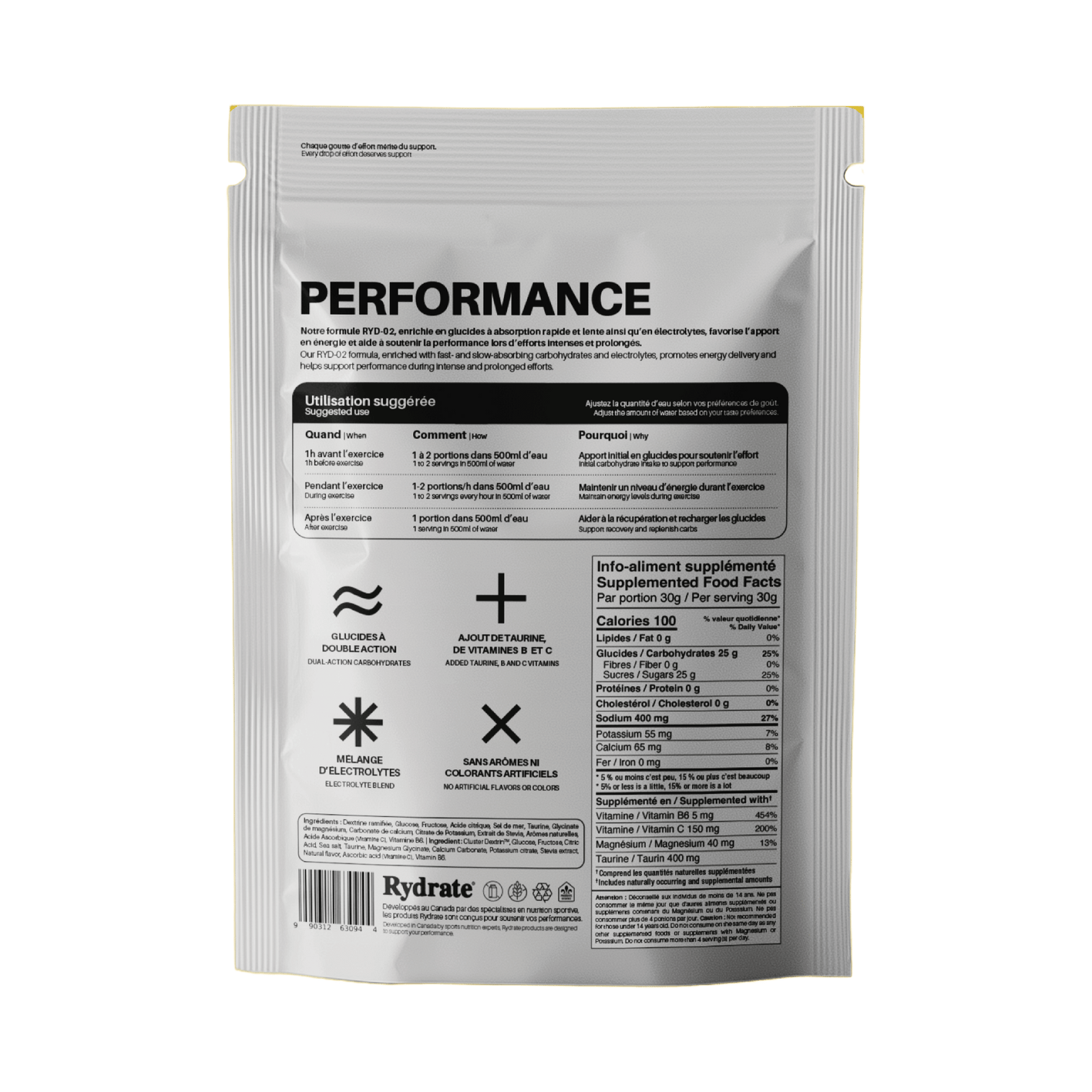 Rydrate RYD-02 Performance/Endurance 750 mg