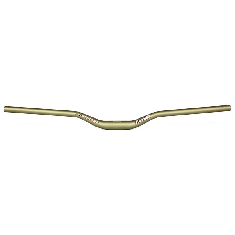 Renthal Guidon de VTT, Fatbar V2, Diamètre: 31.8mm, 800mm, Élévation: 40mm, Or