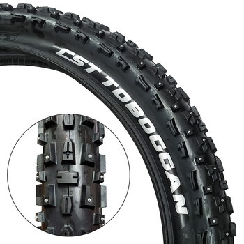 CST Pneu Fat bike clouté Toboggan 26" x 4.00