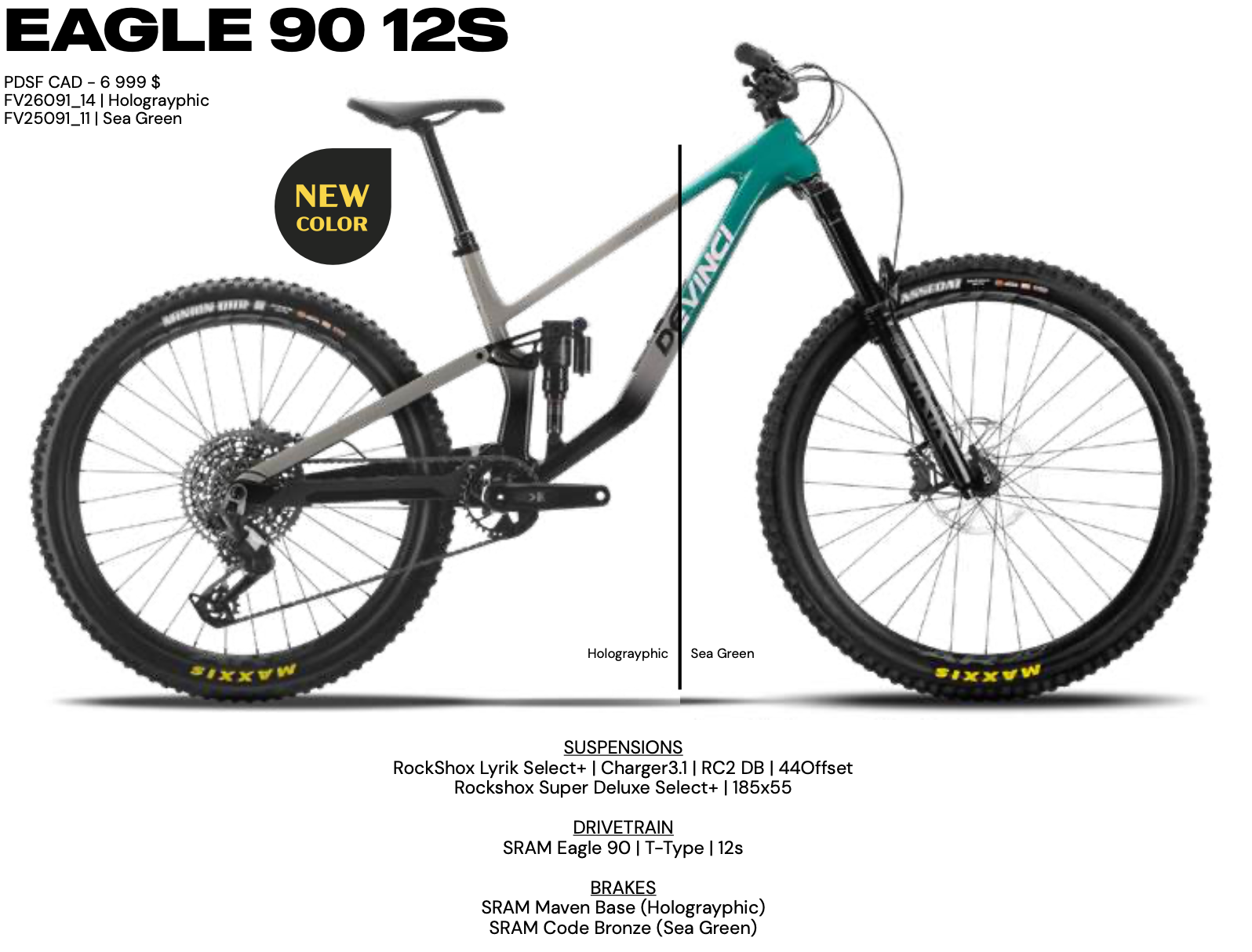 Devinci Troy Carbone MX Eagle 90
