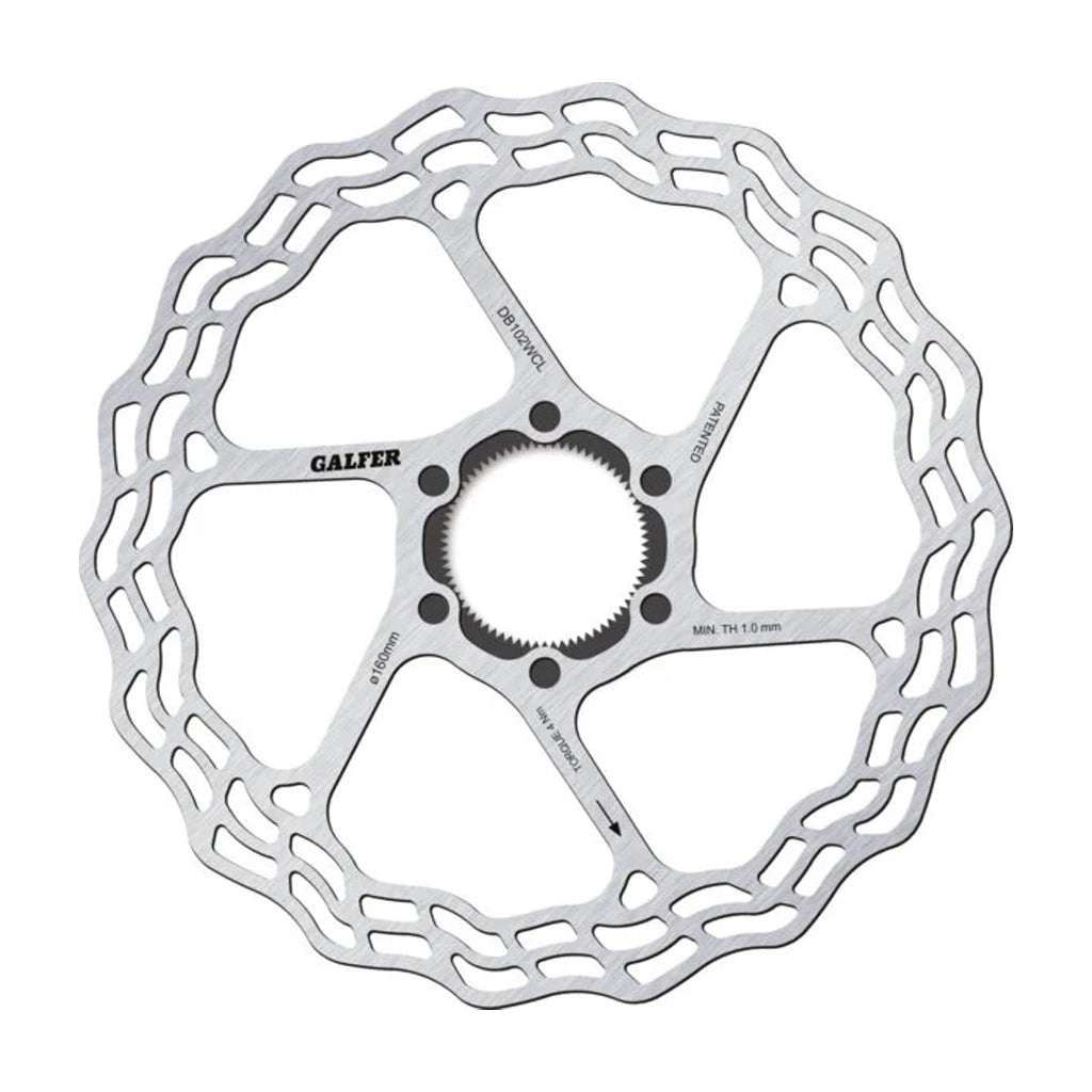 Galfer Disque de frein route Wave center lock