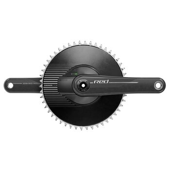 SRAM Pédalier à capteur de puissance, Red AXS 1x XPLR Power Meter E1,  Vitesses: 12/13, Axe: 28.99mm, BCD: Thread Mount, 40, DUB