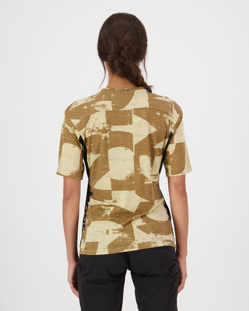 Mons Royale Diversion Merino Bike Jersey SS Grunge Black