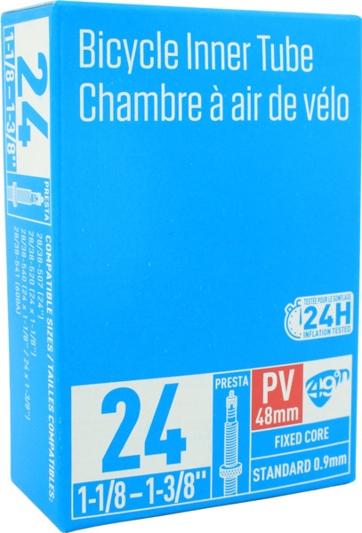 49N Chambre à air à valve Presta 24 x 1-1/8-1-3/8