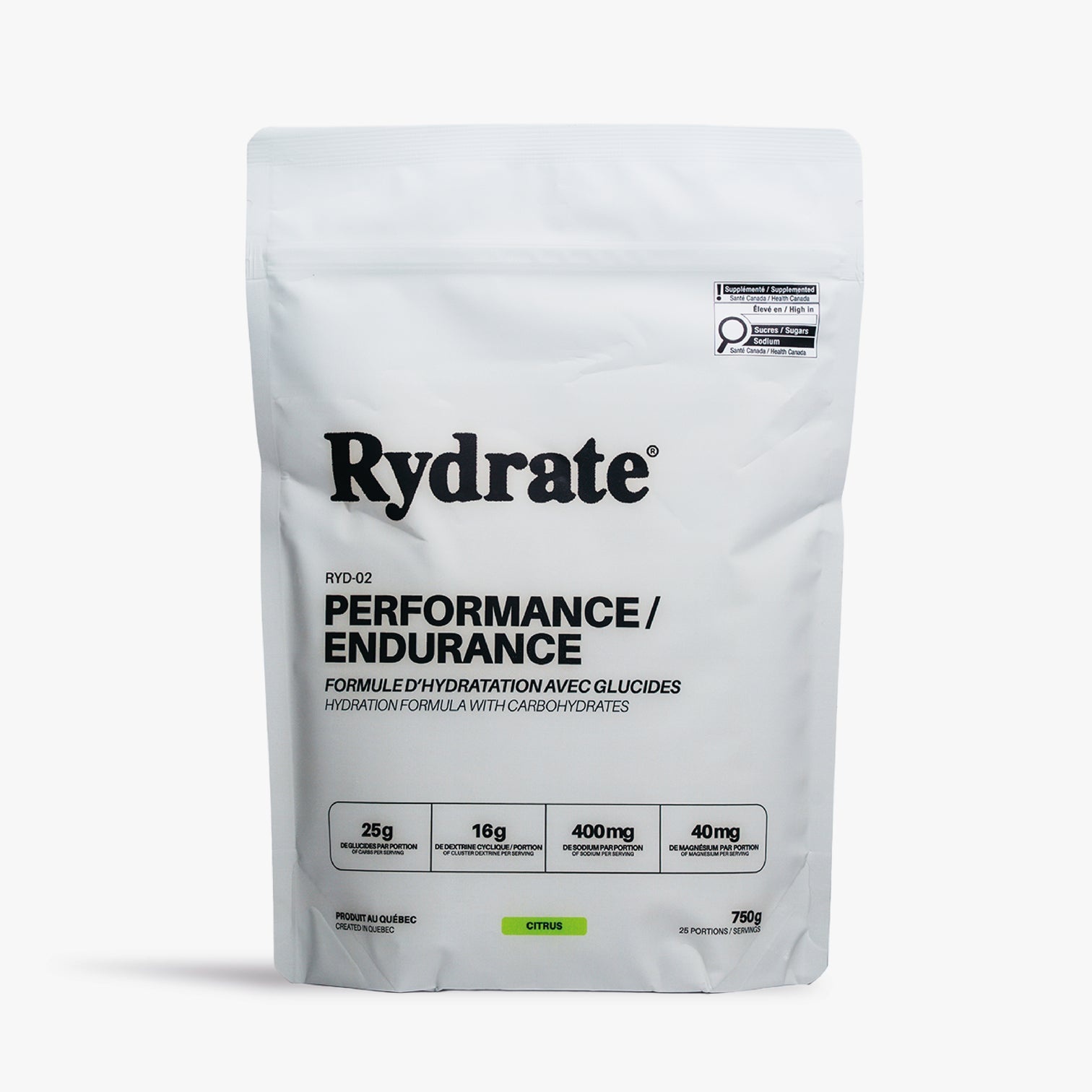Rydrate RYD-02 Performance/Endurance 750 mg