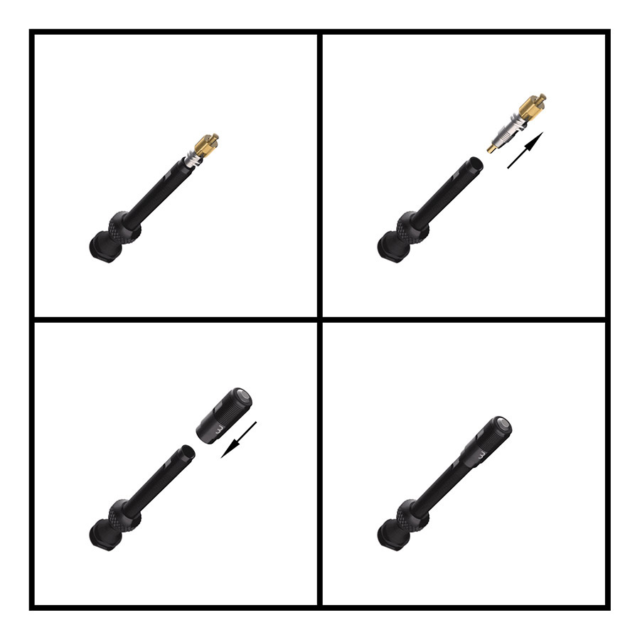 BBB Cycling Valves tubeless BTI-165 CoreCap