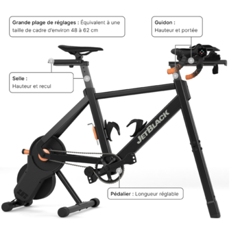 JetBlack Cycling Victory Vélo d'entrainement d'intérieur
