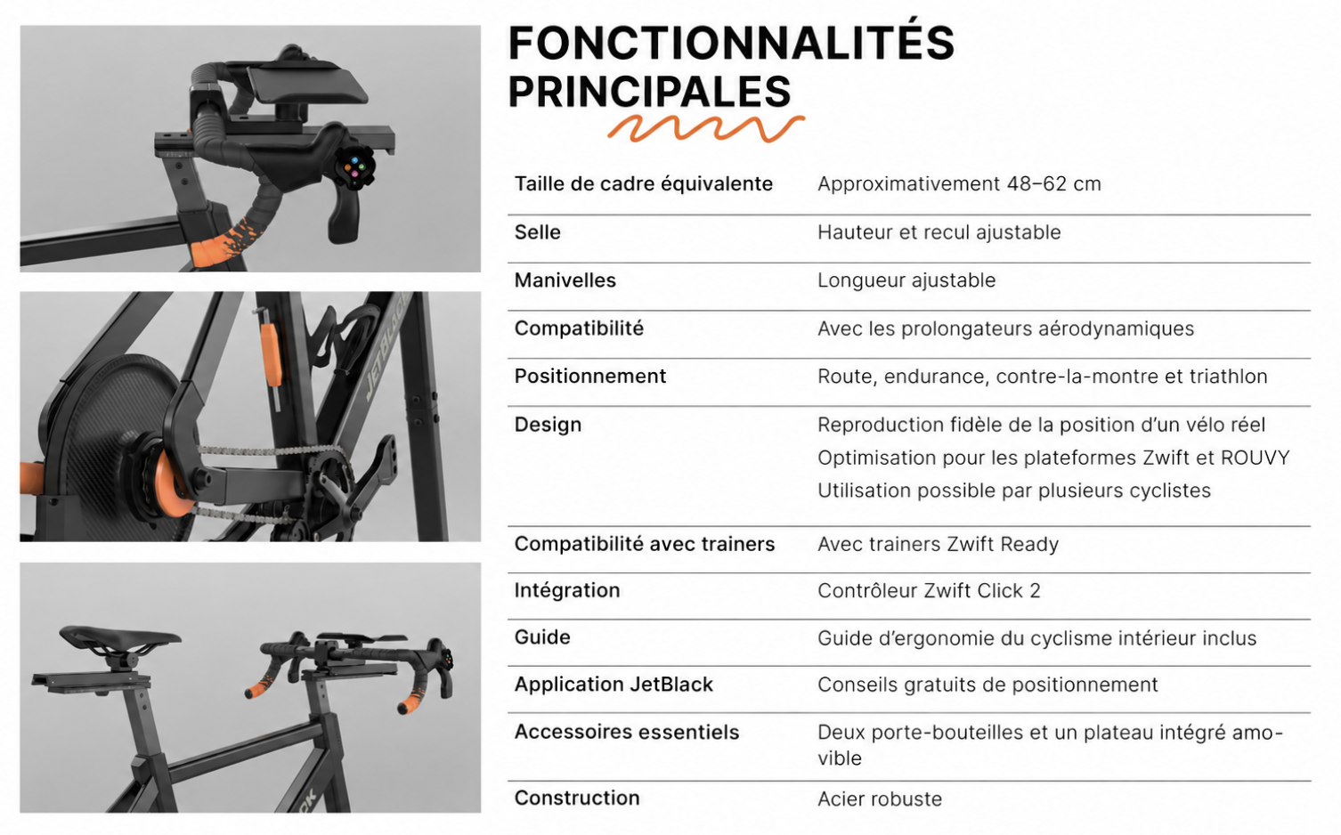 JetBlack Cycling Victory Cadre d'entrainement d'intérieur