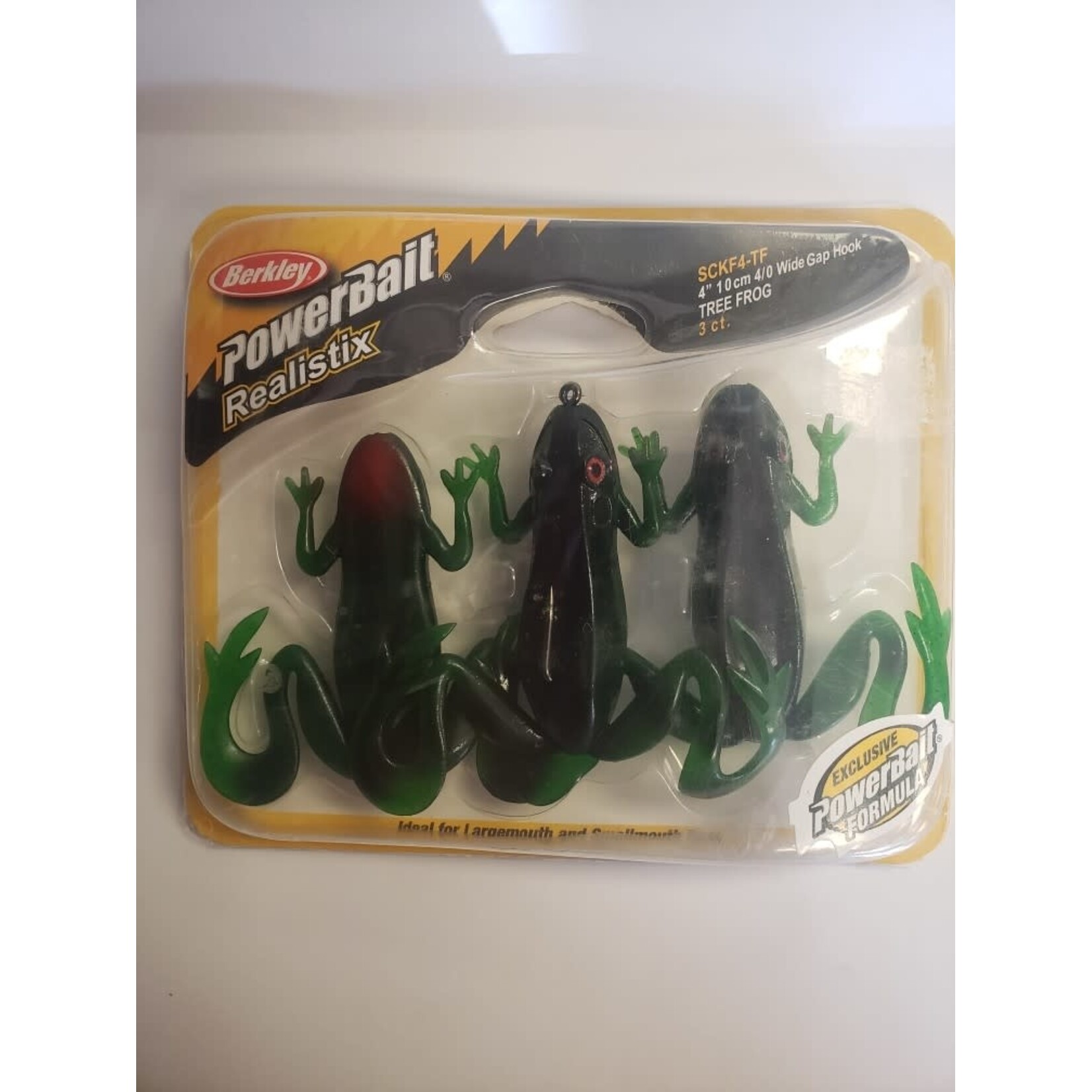 BERKLEY BERK POWERBAIT REALISTIX KICKER FROG TREE FROG