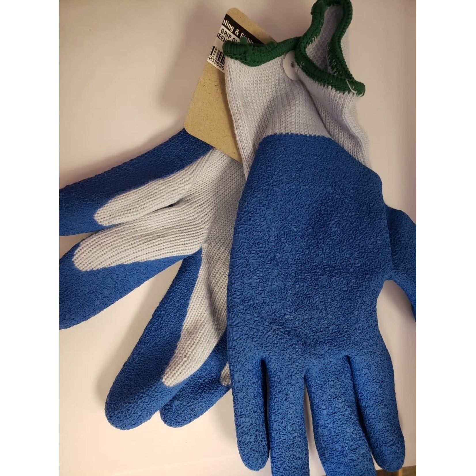 G. HJUKSTROM GH FISH GRIP GLOVE LRG BLUE/GREEN