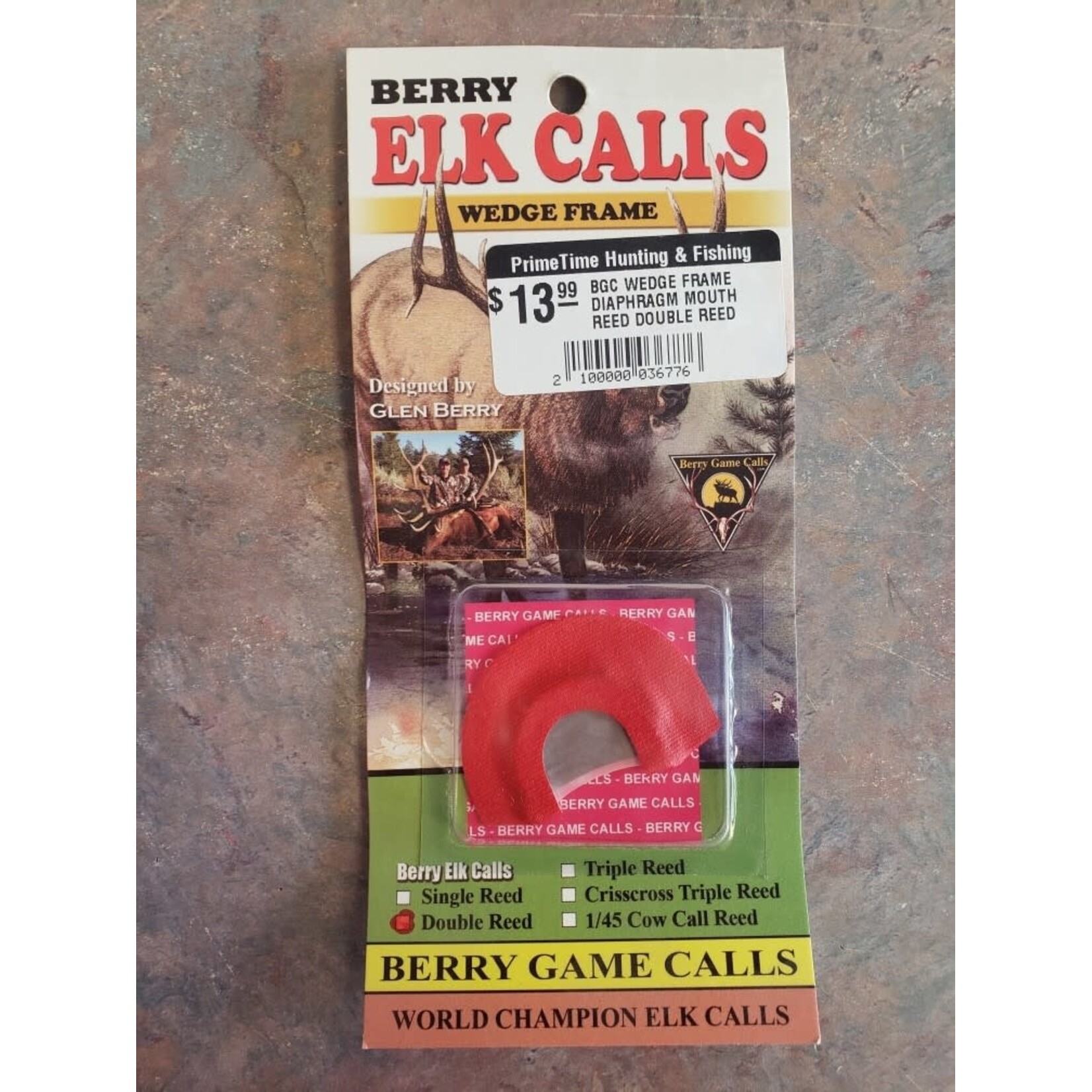 BERRY GAME CALLS BGC WEDGE FRAME DIAPHRAGM MOUTH REED