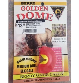 BERRY GAME CALLS BGC GOLDEN DOME DIAPHRAGM MOUTH REED