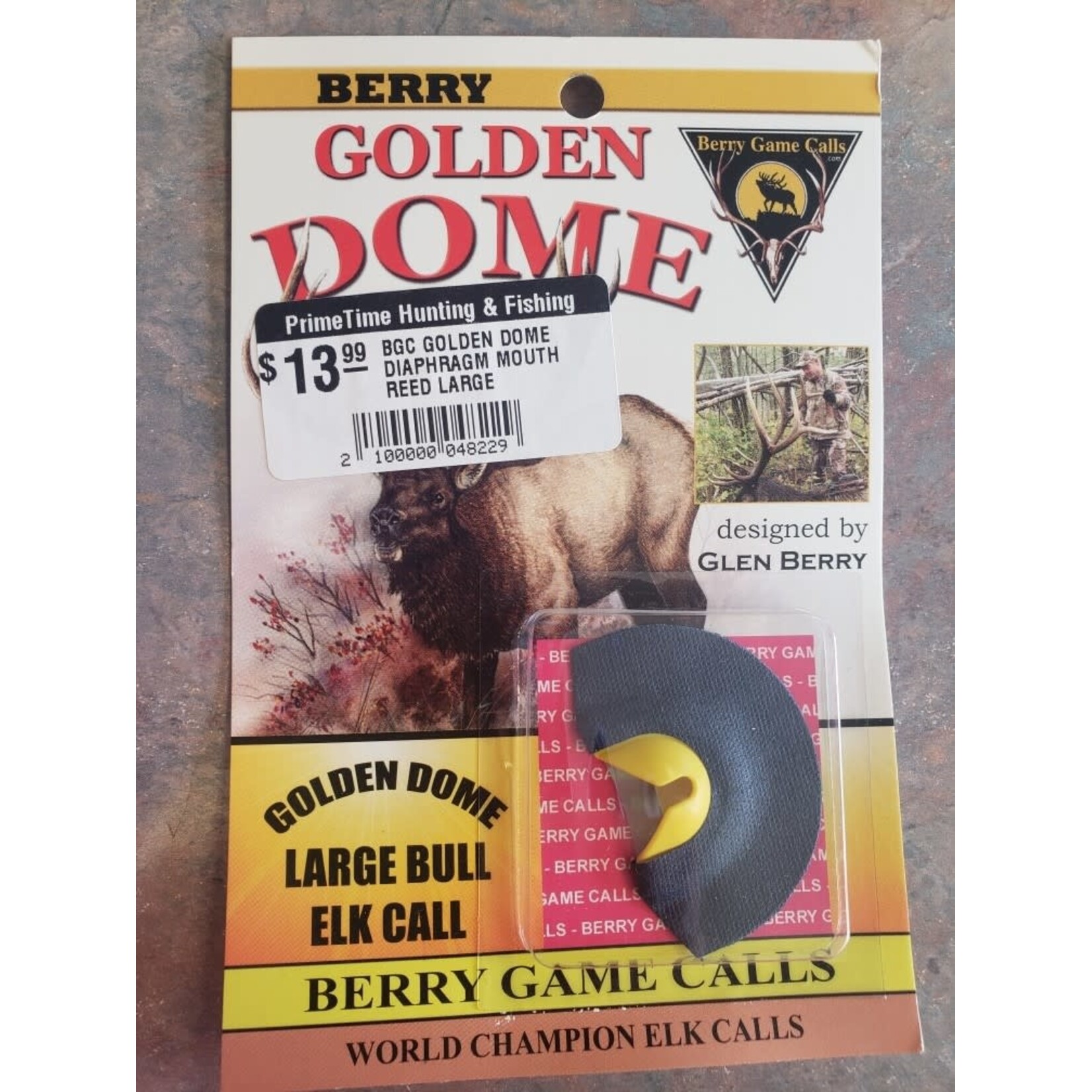 BERRY GAME CALLS BGC GOLDEN DOME DIAPHRAGM MOUTH REED