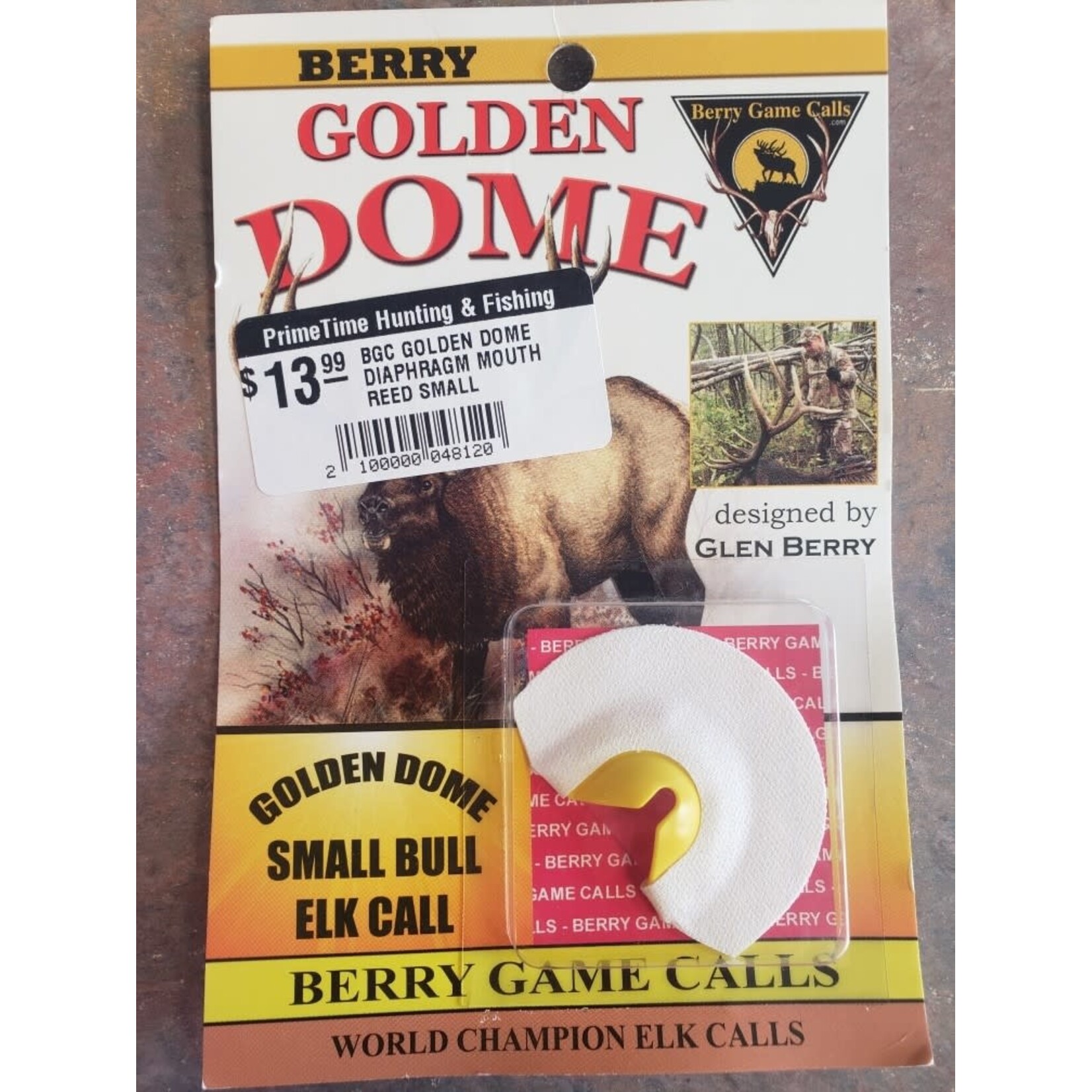 BERRY GAME CALLS BGC GOLDEN DOME DIAPHRAGM MOUTH REED