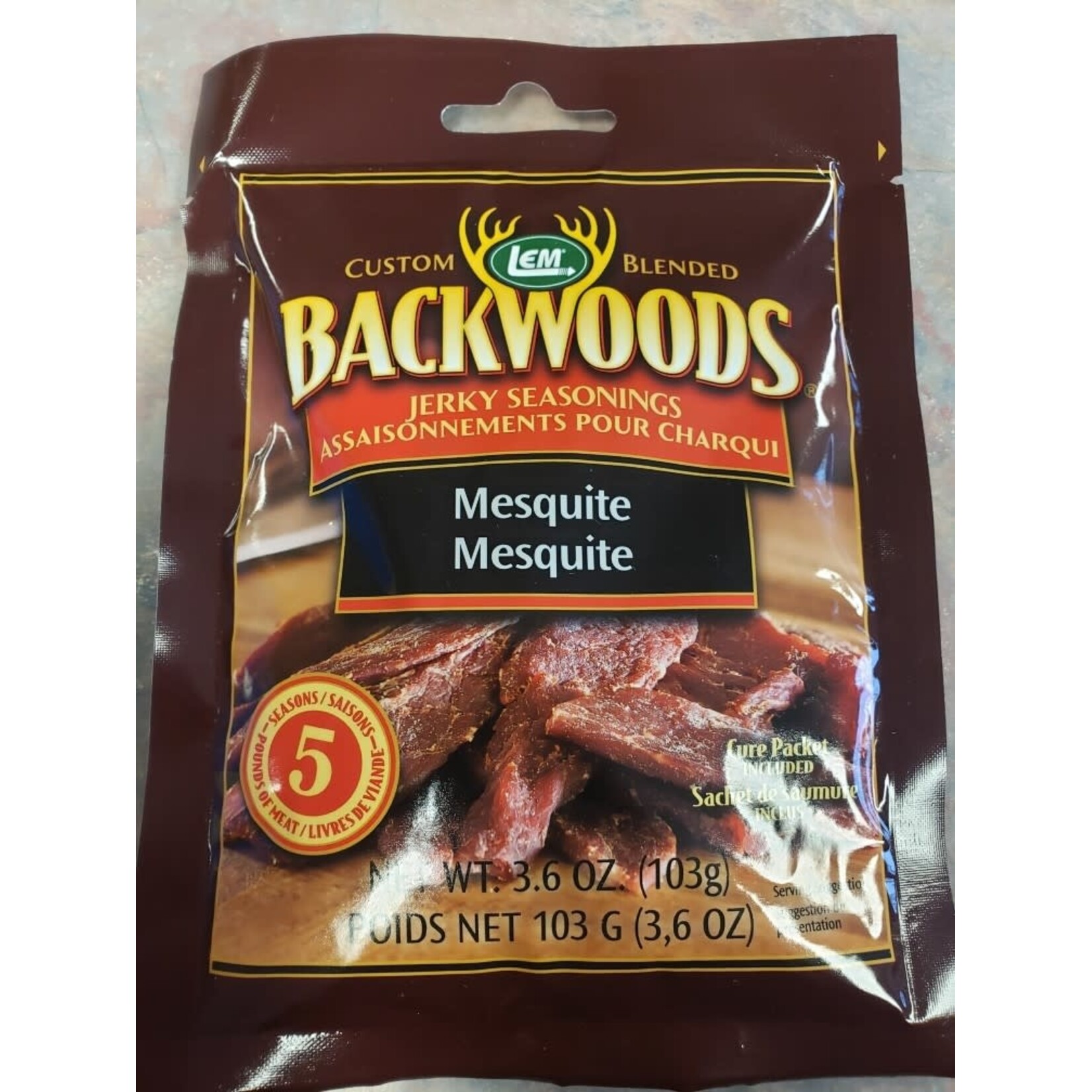 MCCORMICK CANADA LEM BACKWOODS JERKY SEASONING 3.6oz