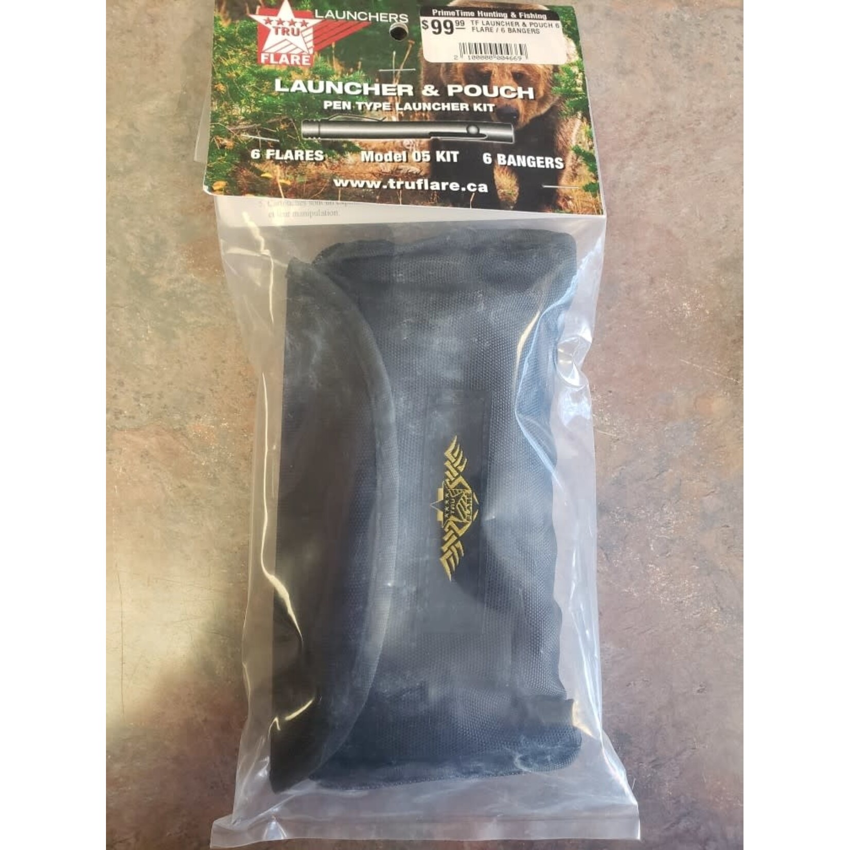 TRU FLARE TF LAUNCHER & POUCH 6 FLARE / 6 BANGERS