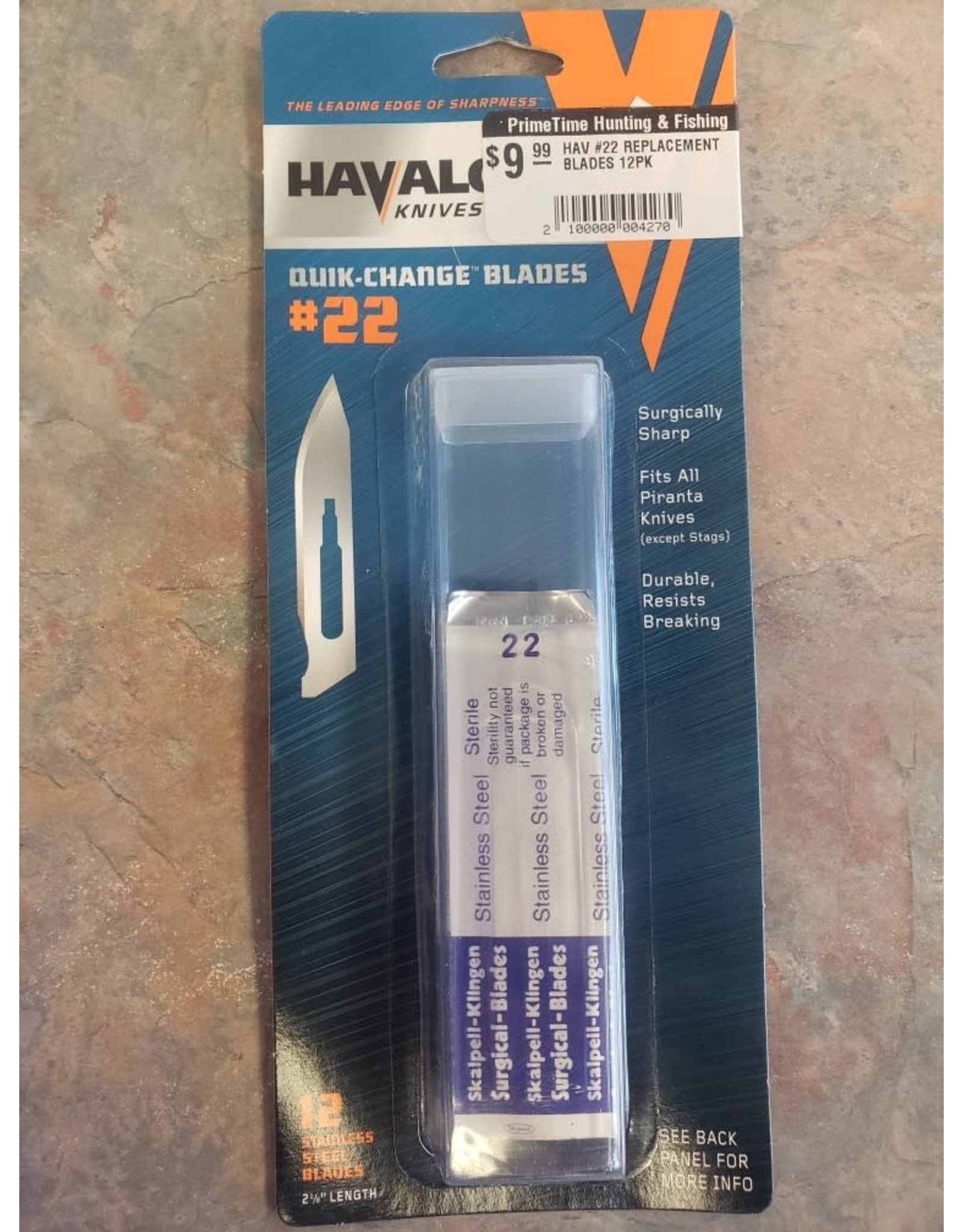 HAVALON HAV REPLACEMENT BLADES