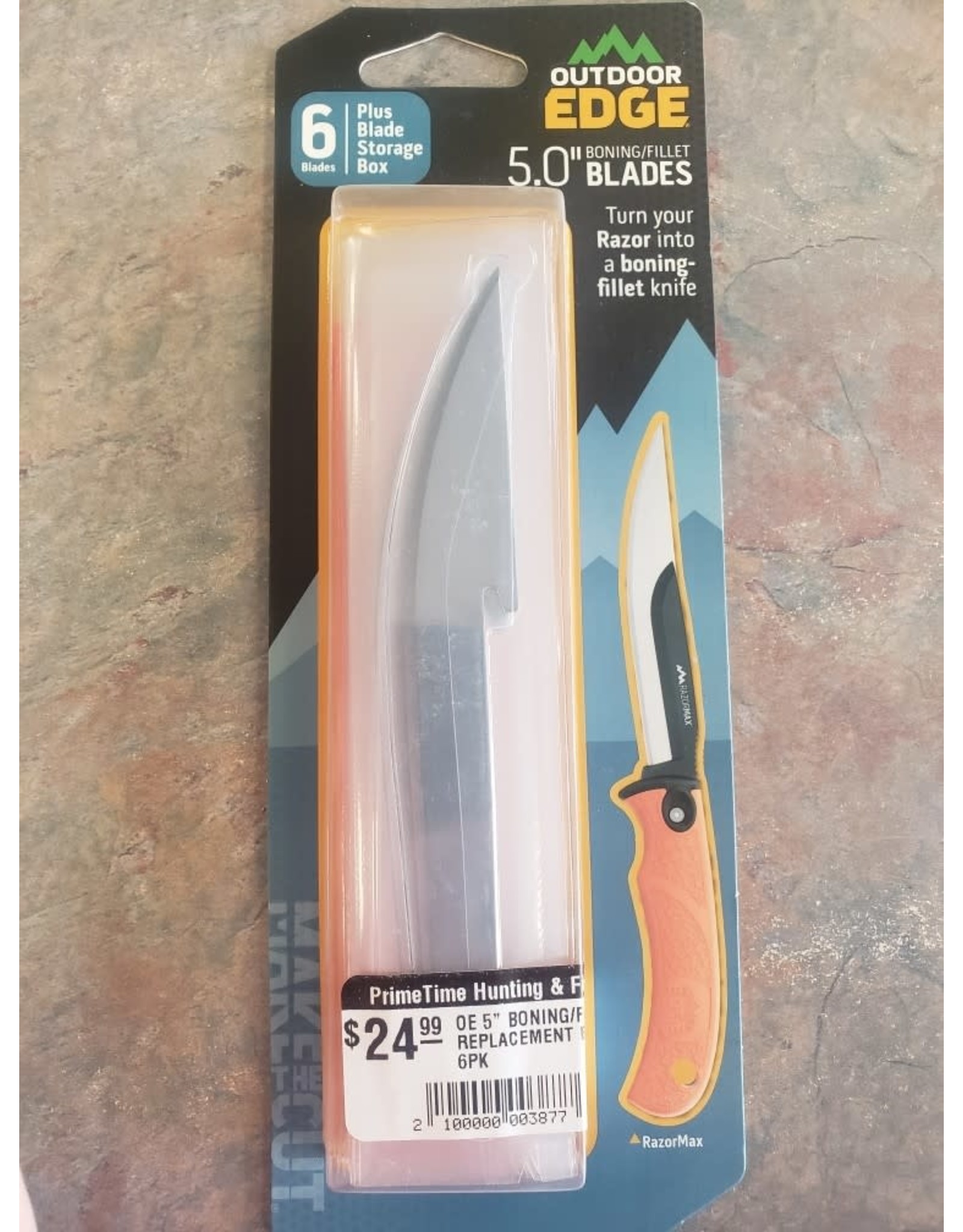 OUTDOOR EDGE OE 5" BONING/FILLET REPLACEMENT BLADES 6PK