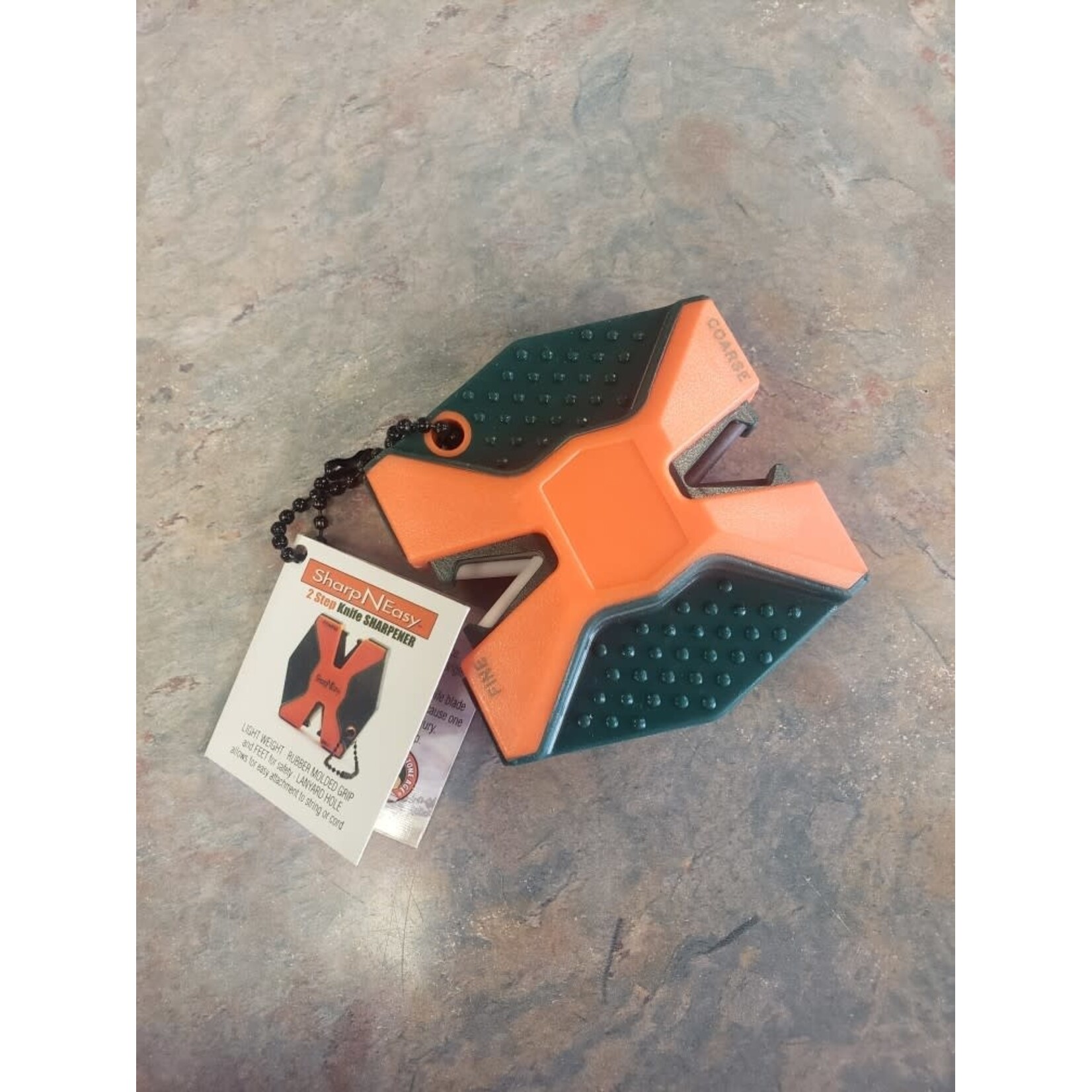 SHARP N EASY S-N-E 2 STEP KNIFE SHARPENER ORANGE GREEN