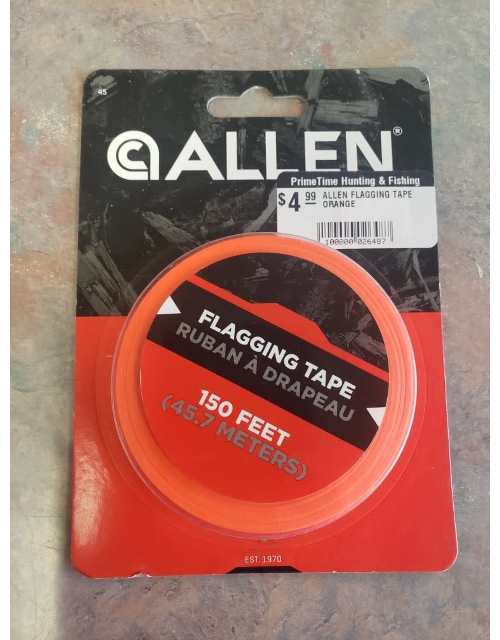 ALLEN ALLEN FLAGGING TAPE ORANGE