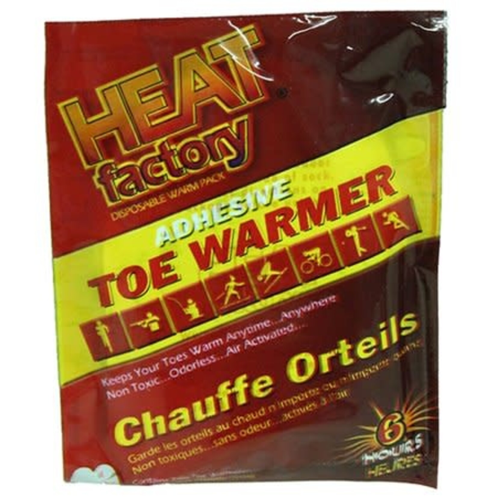 HEAT FACTORY HEAT FACT ADHESIVE TOE WARMER
