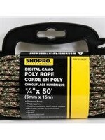 ILLINOIS INDUSTRIAL TOOL IIT 1/4" CAMO POLY ROPE