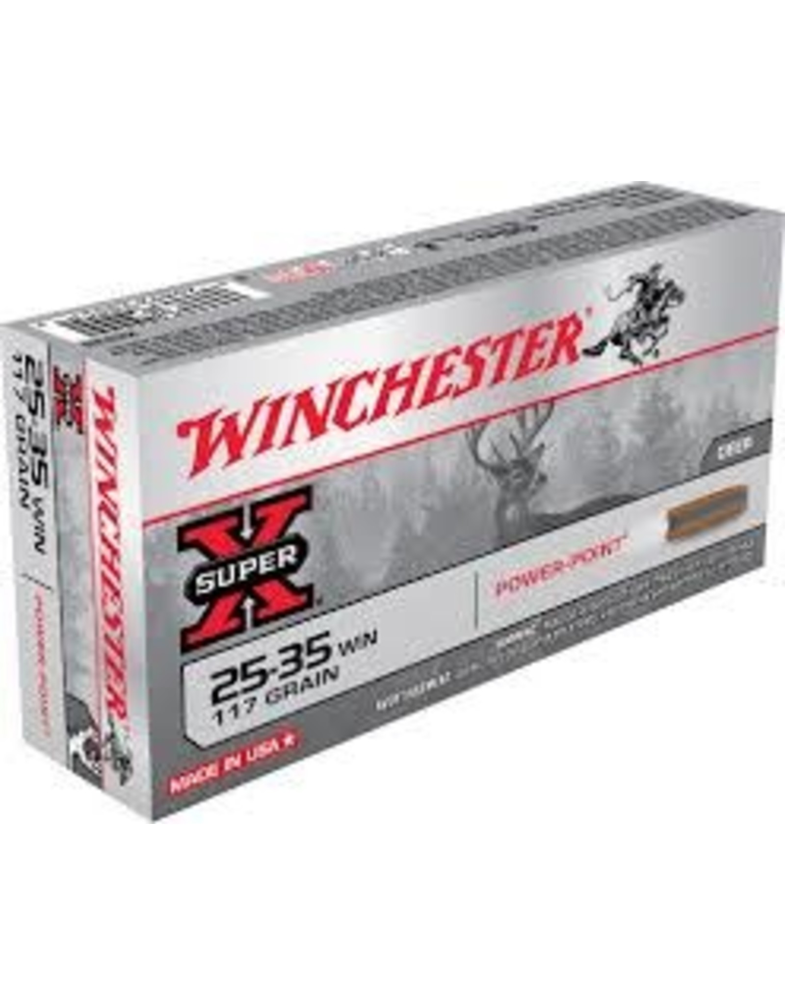 WINCHESTER WIN 25-35 WIN 117GR POWER POINT SUPER-X
