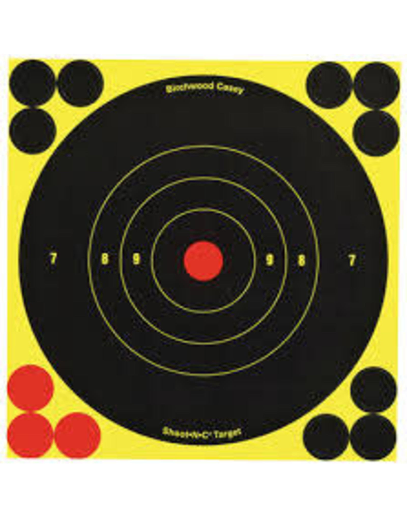 BIRCHWOOD CASEY BWC SHOOT-N-C 6" ADHESIVE TRGT 10PK