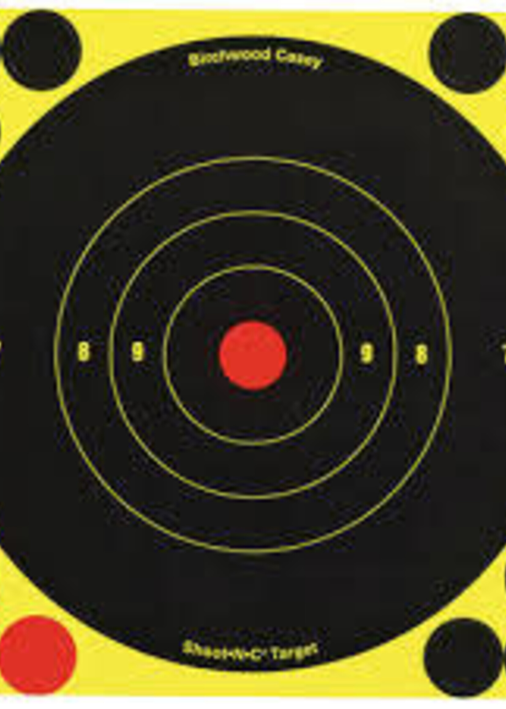 BIRCHWOOD CASEY BWC SHOOT-N-C 6" ADHESIVE TRGT 10PK