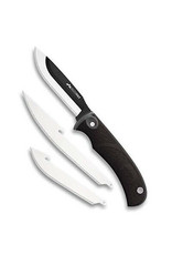 OUTDOOR EDGE OE RAZORMAX BLACK FIXED KNIFE W/ EXTRA BLADES & SHTH