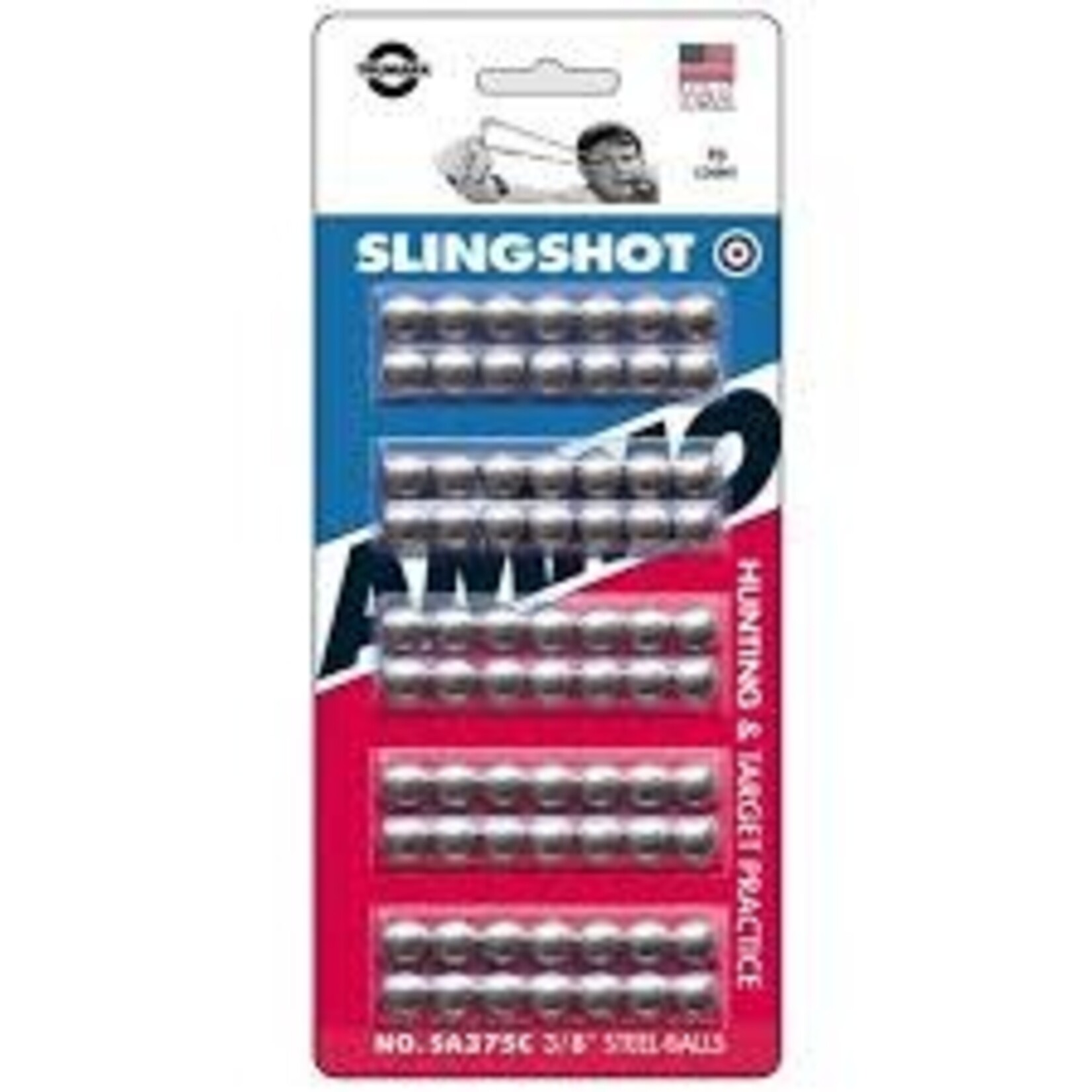 TRUMARK 3/8" STEEL SLINGSHOT AMMO 70PK