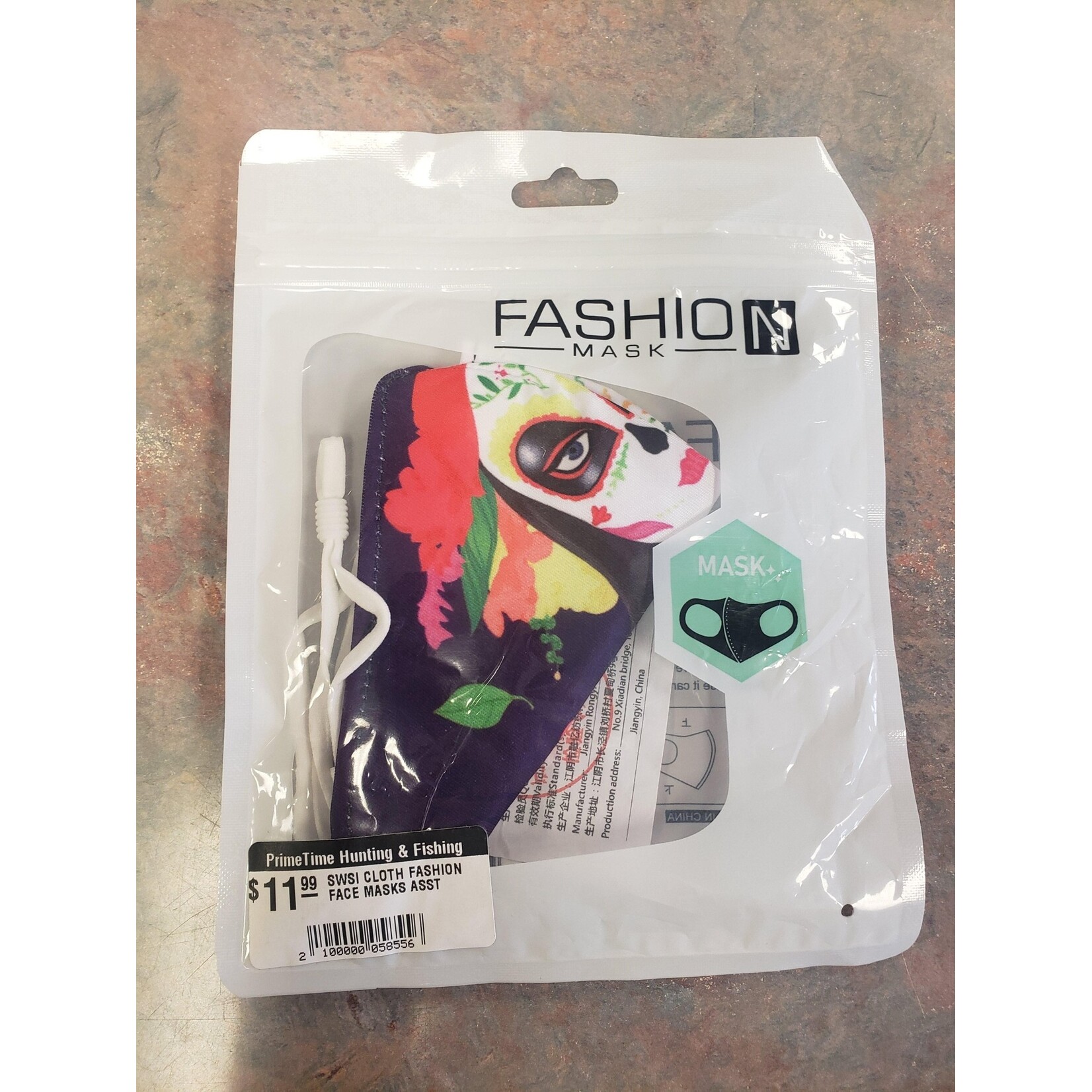 STRICTLY WHOLESALE SWSI CLOTH FASHION FACE MASKS ASST
