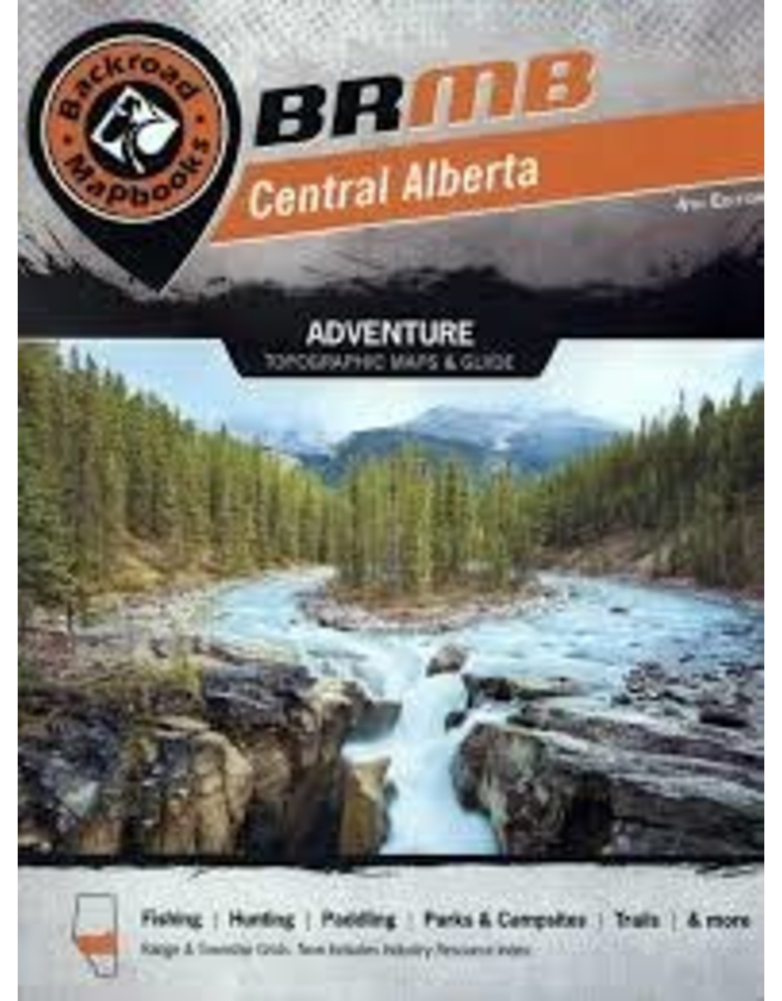 BACKROAD MAPS BRMB CENTRAL ALBERTA