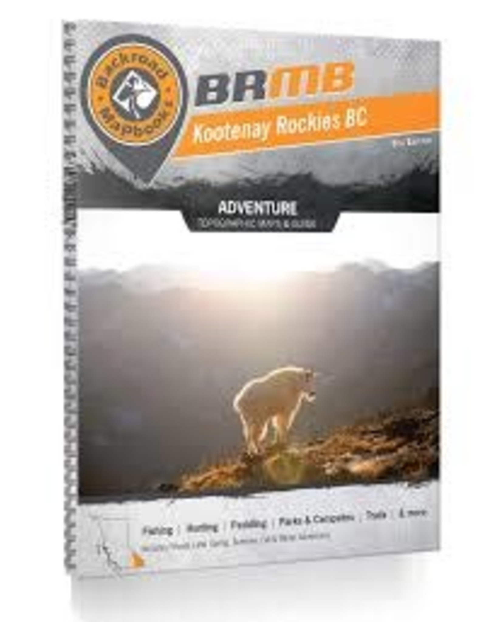 BACKROAD MAPS BRMB KOOTENAY ROCKIES BC 9TH ED