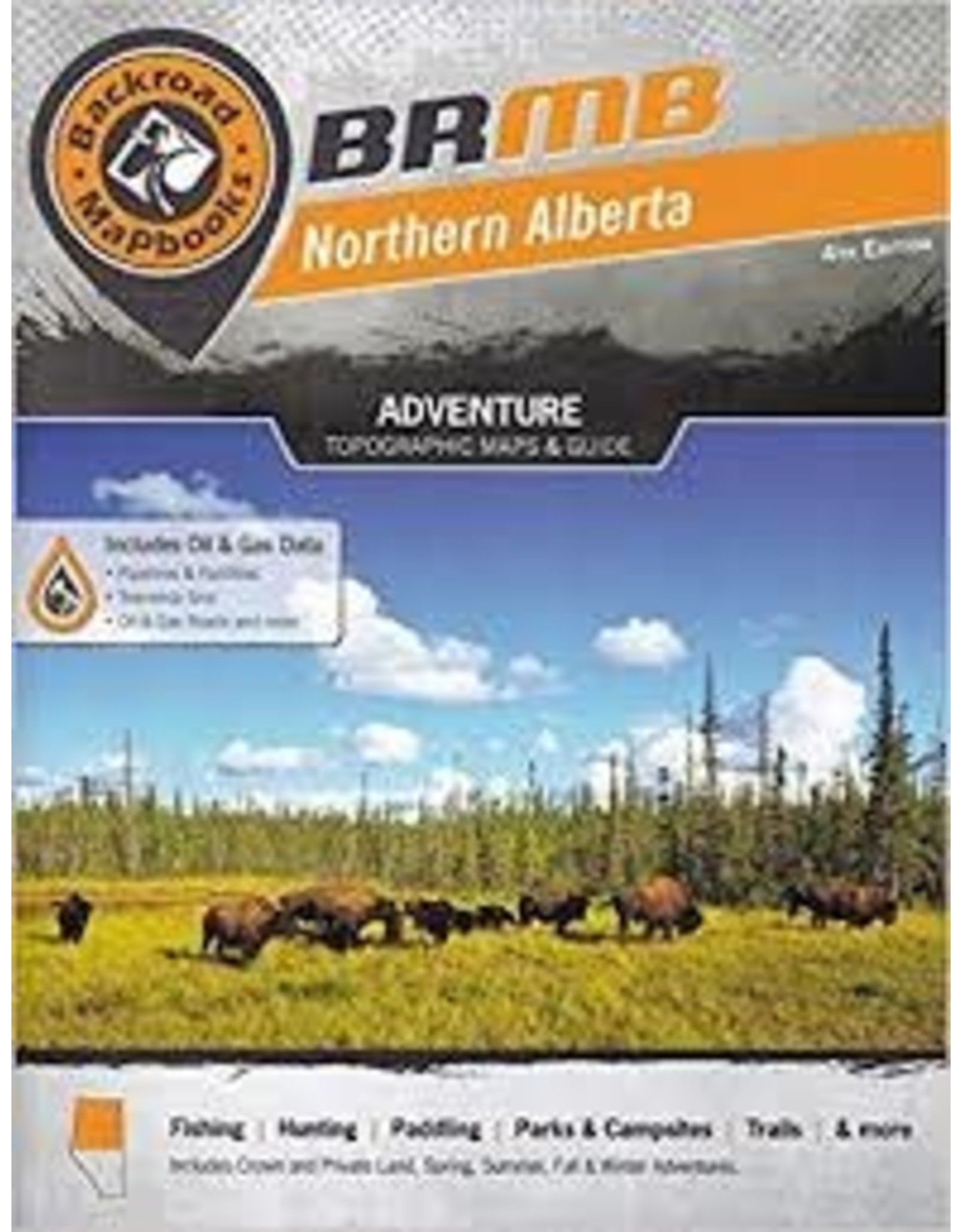 BACKROAD MAPS BRMB NORTHERN ALBERTA