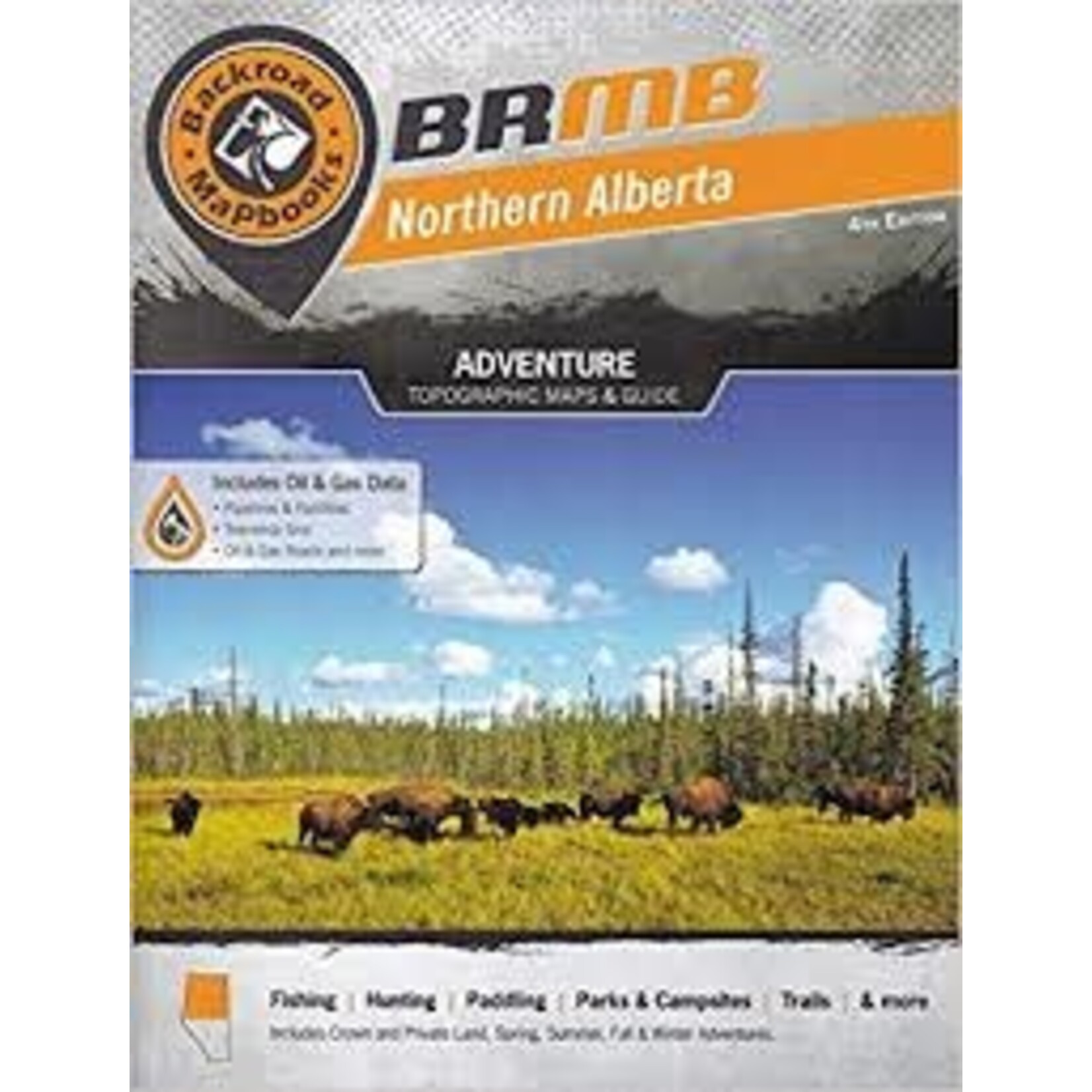 BACKROAD MAPS BRMB NORTHERN ALBERTA