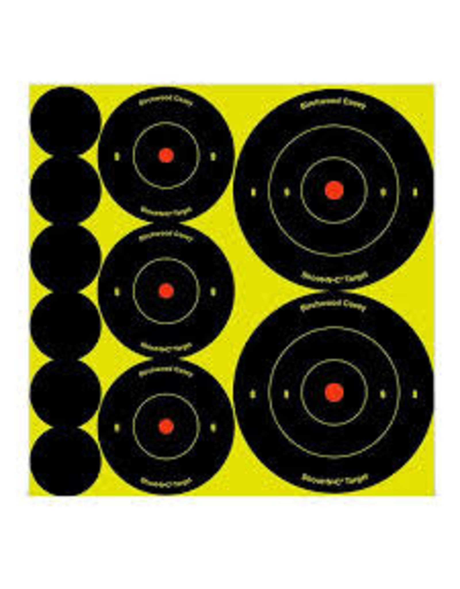 BIRCHWOOD CASEY BWC SHOOT-N-C 1" /2" / 3" TARGET 132PK