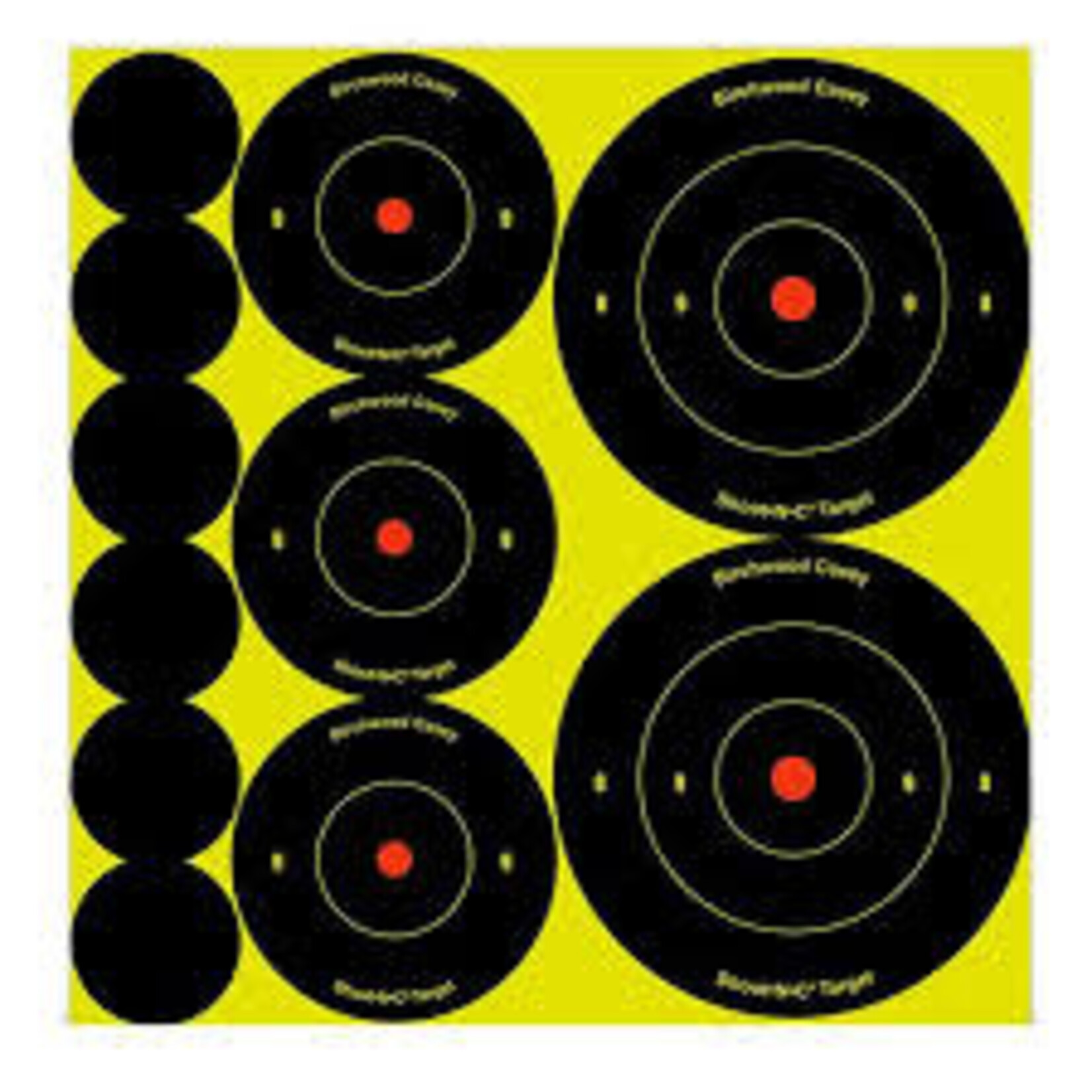 BIRCHWOOD CASEY BWC SHOOT-N-C 1" /2" / 3" TARGET 132PK