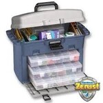 FLAMBEAU FLAM KWIKDRAW 7020ZR TACKLE BOX BLUE/GREY