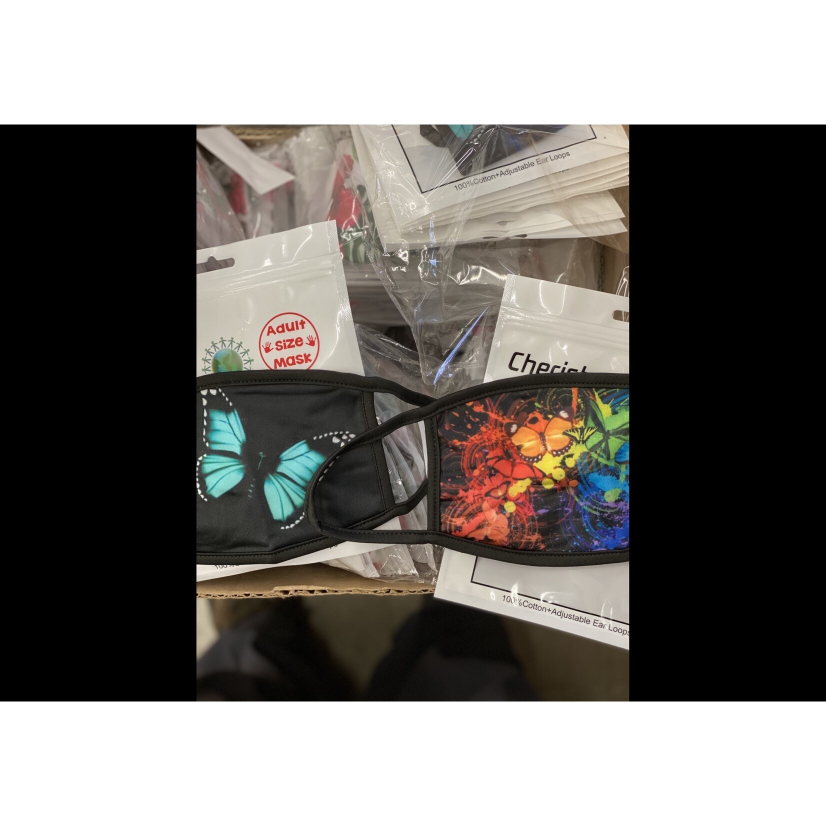 STRICTLY WHOLESALE SWSI CLOTH FASHION FACE MASKS ASST