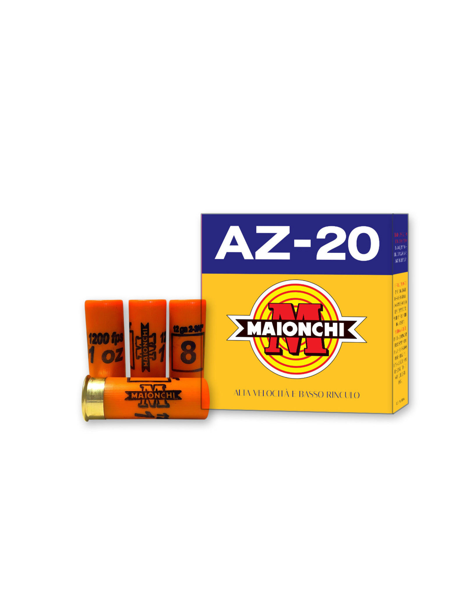 MAIONCHI MAIONCHI 12GA 2-3/4" 1oz # 8 SHOT AZ-20 TARGET LOAD 25PK single