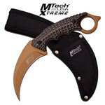 MTECH MTECH XTREME KARAMBIT 9.25" GREEN FIXED W/ SHEATH