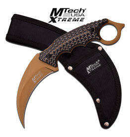 MTECH MTECH XTREME KARAMBIT 9.25" GREEN FIXED W/ SHEATH