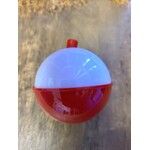 EAGLE CLAW EC SNAP-ON FLOATS RED & WHITE 2-1/2" single