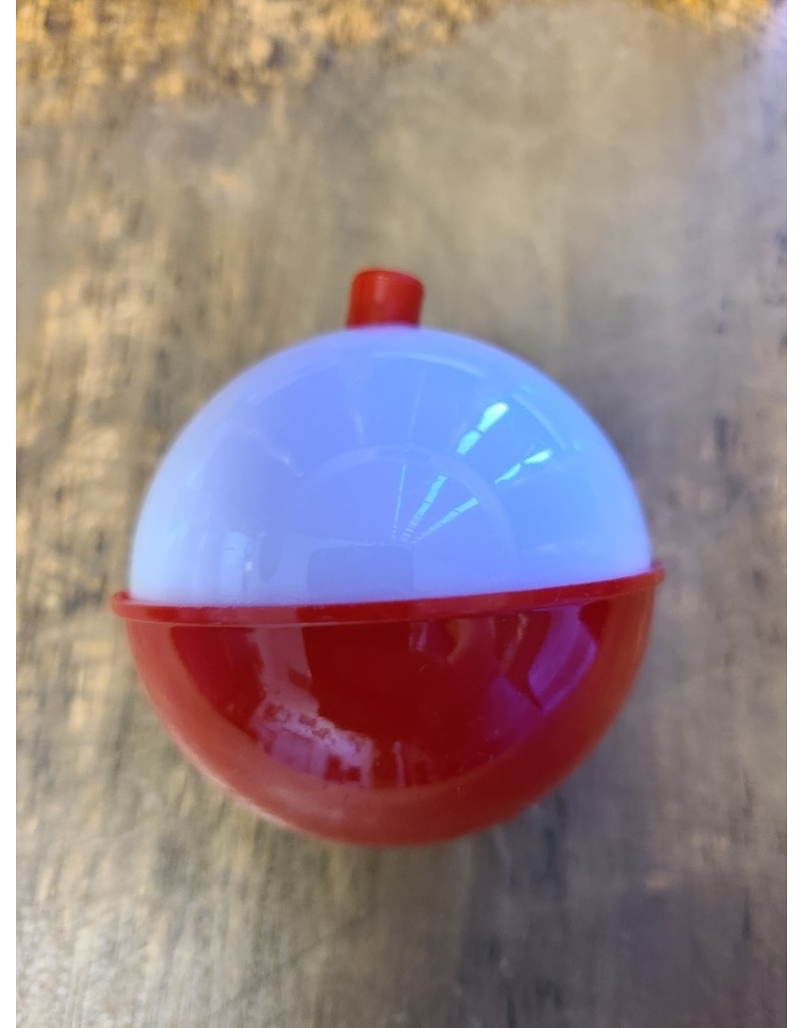 EAGLE CLAW EC SNAP-ON FLOATS RED & WHITE 2-1/2" single