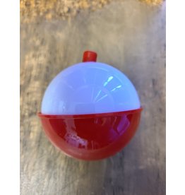 EAGLE CLAW EC SNAP-ON FLOATS RED & WHITE 2-1/2" single